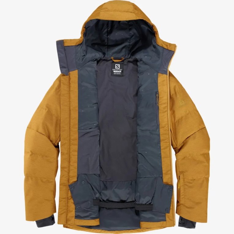 Chaquetas De Esquí Salomon Snowshelter Insulated Hombre Marrom | MX OUXT143